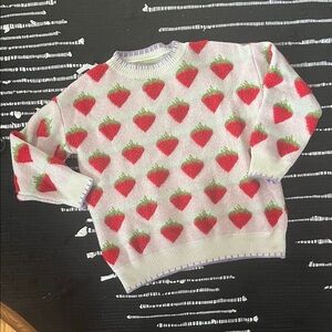 Strawberry Patterned Sweater